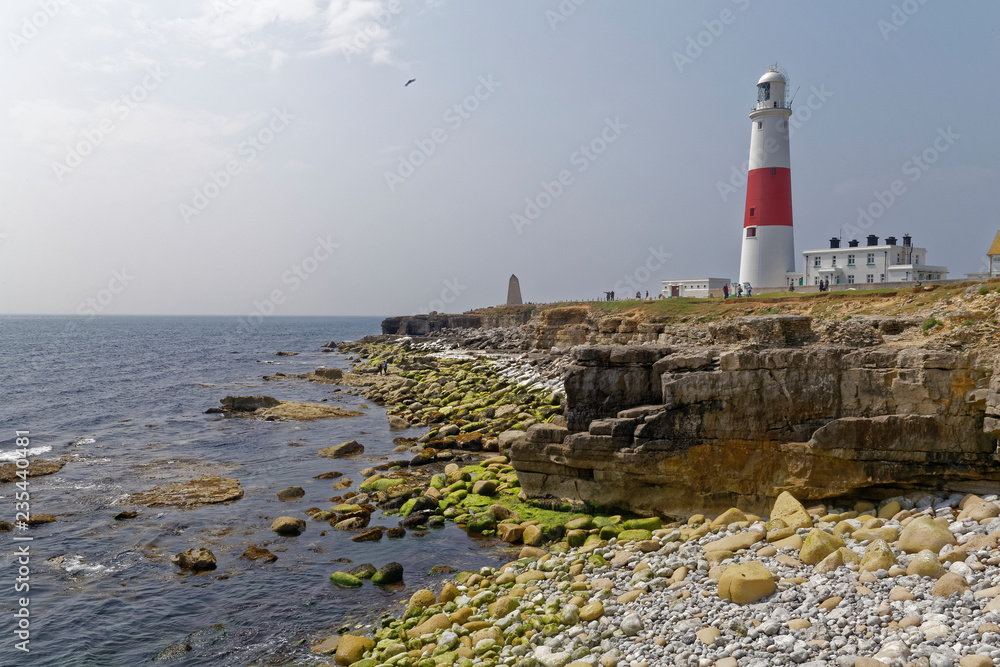 Portland Bill lighthouse in Weymouth Dorset England