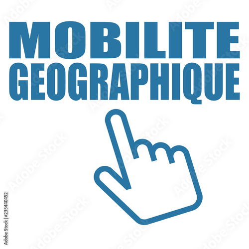 Logo mobilité géographique.