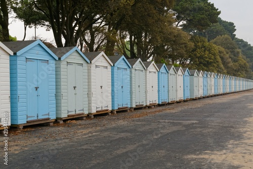 beach huts in the UK © electricmango