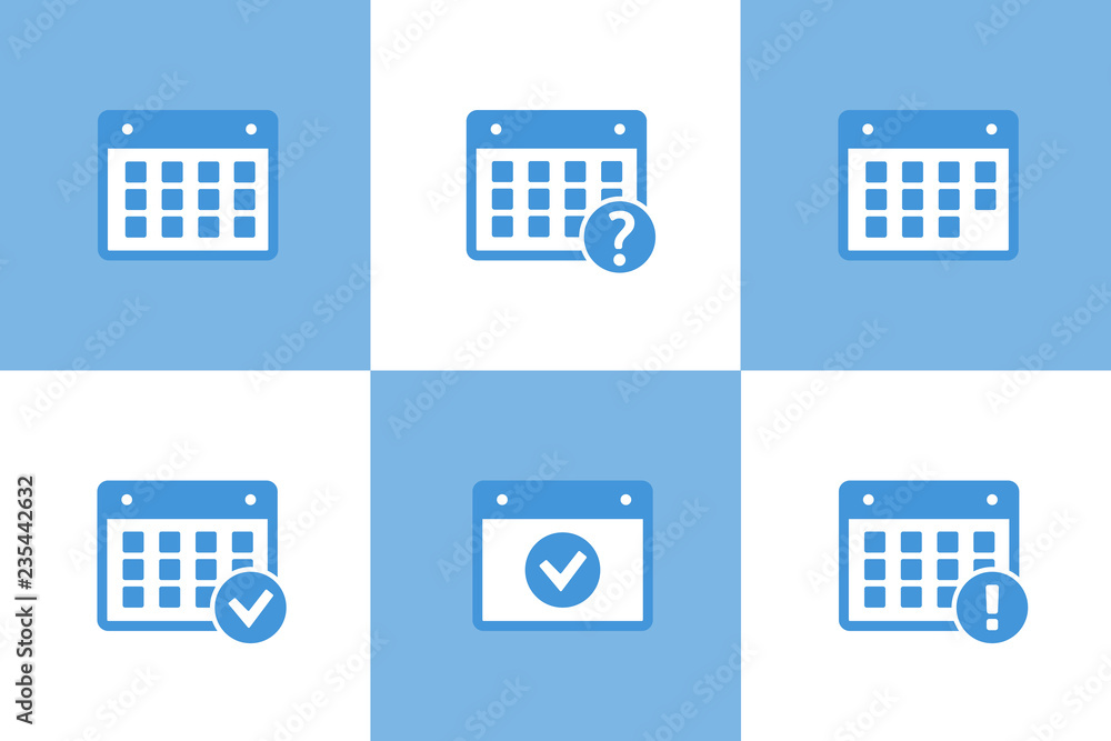 Vector marks calendar icon. Calendar vector sign Vector marks calendar icon. Calendar vector sign