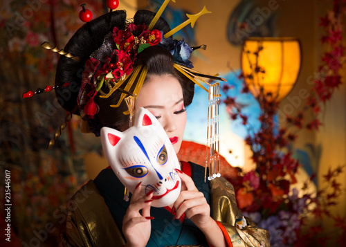 Fotografía Asian female in Kimono