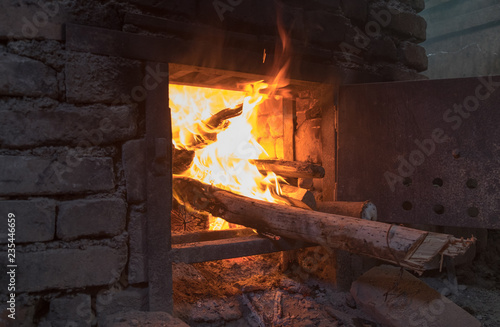 Traditional georgian home oven