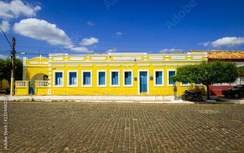 Colonial building in the historic center of Oeiras - the first capital of Piaui state photo