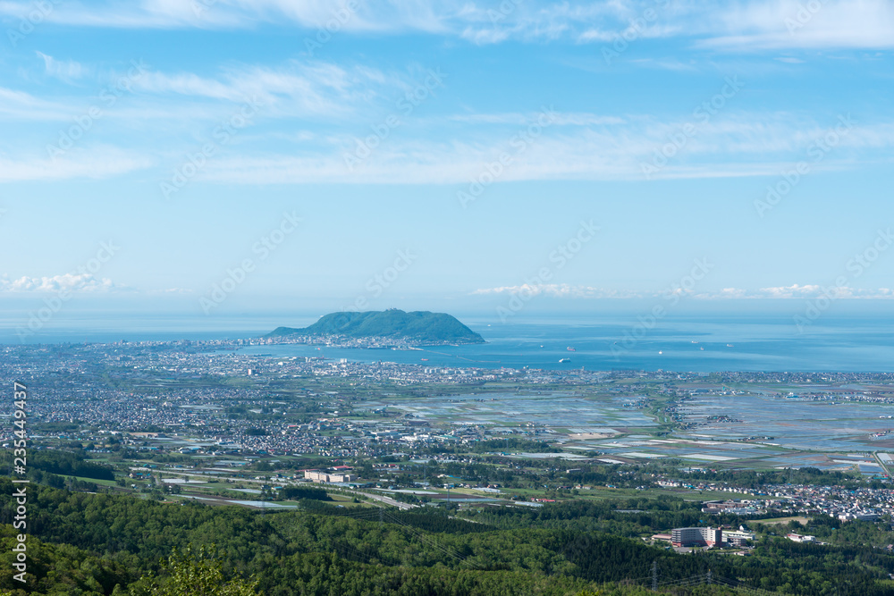 函館　城岱スカイラインからの函館の眺め
