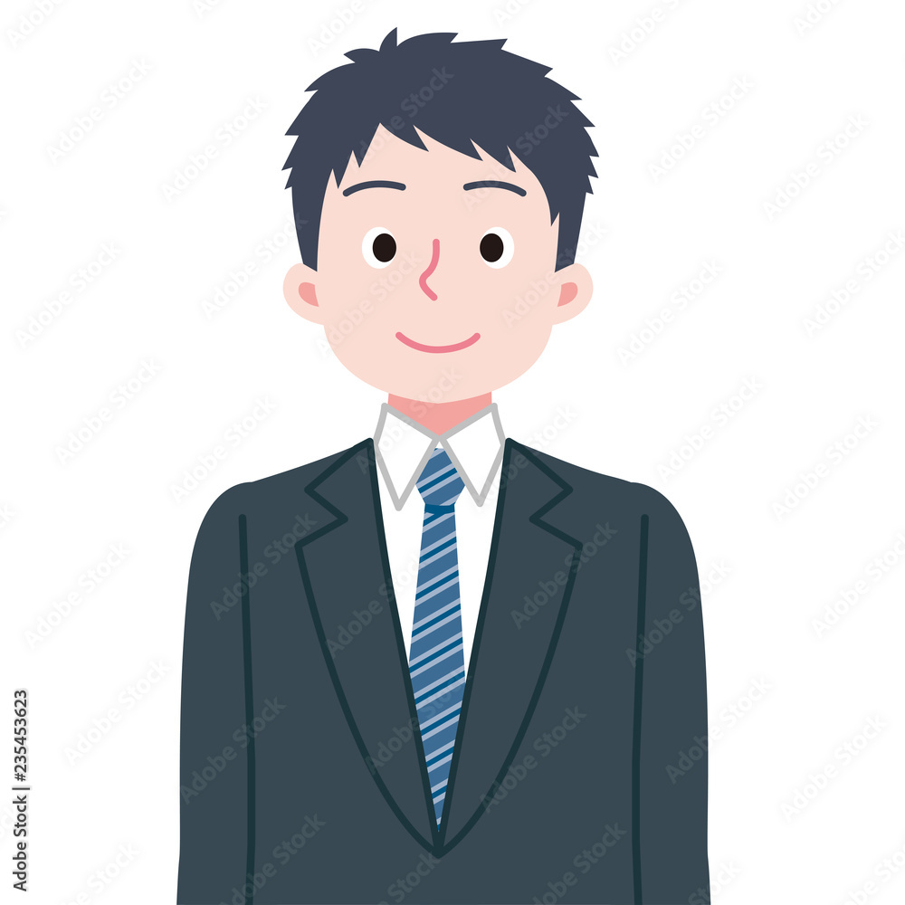 スーツ　男性　会社員　サラリーマン