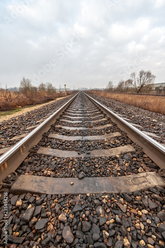 railroad tracks and ground details