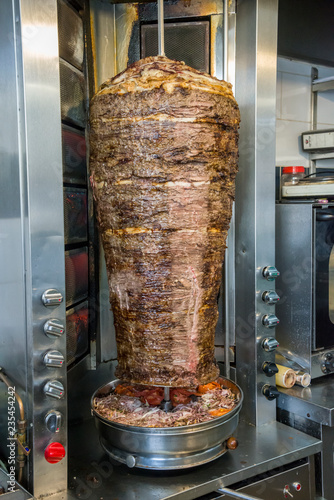 Shawarma rotating spit 