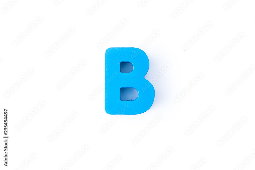B letters in English on a white background. B letters in English on a white background.