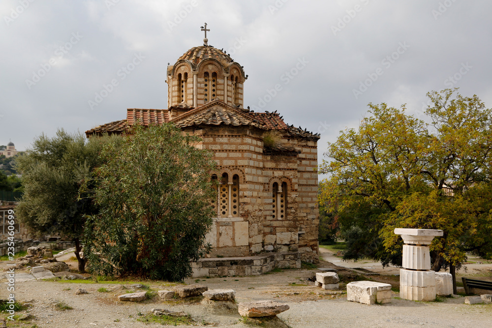 Fototapeta premium Greek Orthodox Church of the Holy Apostles, Athens, Greece