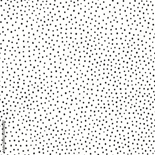 seamless pattern with hand drawn dots