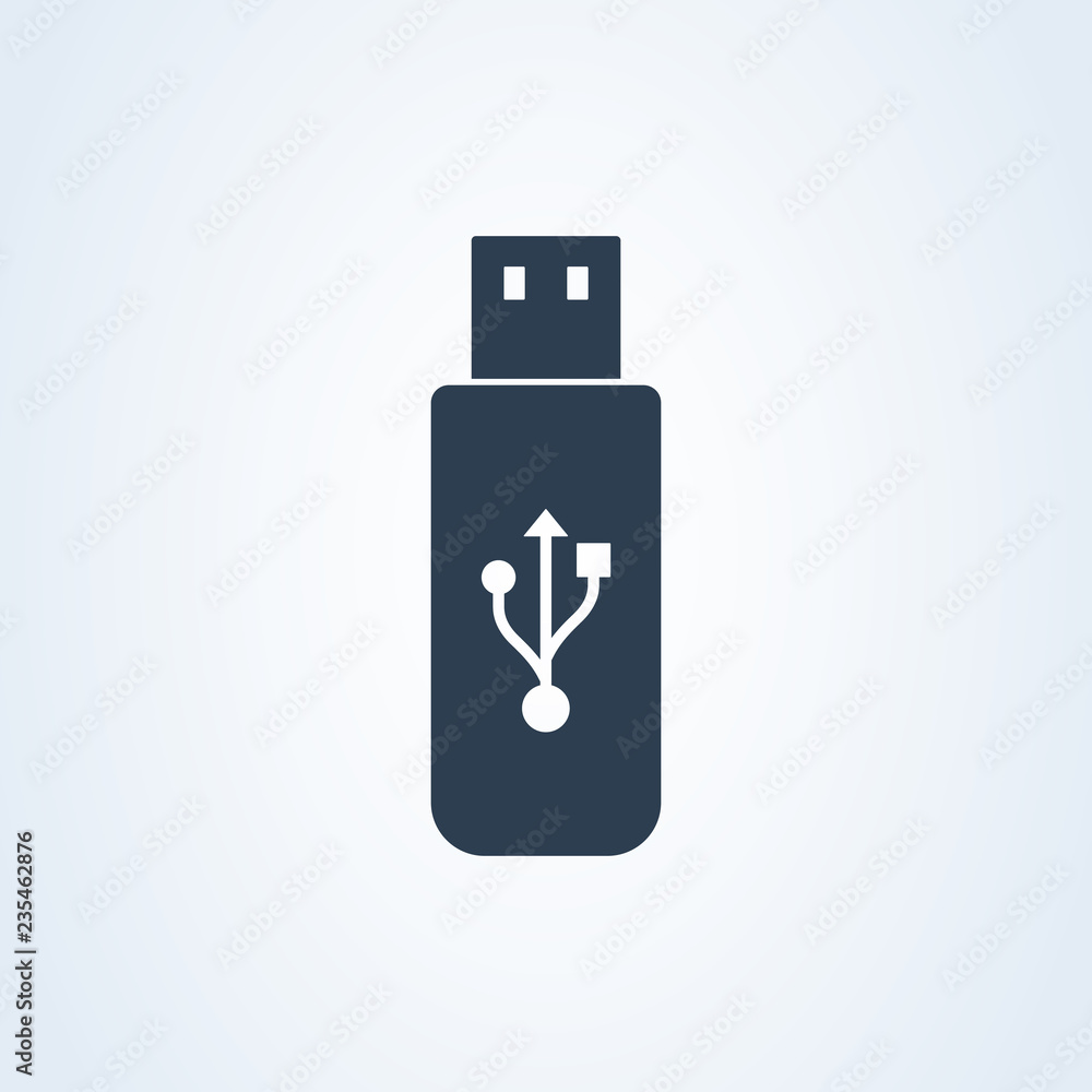 usb stick memory vector flash. isolated illustration usb stick memory vector flash. isolated illustration