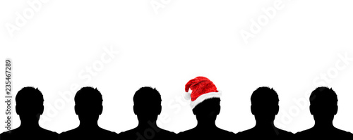 Hipster Weihnachtsmann