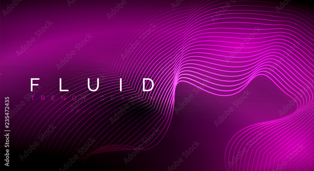 Digital flowing wave particles abstract background Digital flowing wave particles abstract background