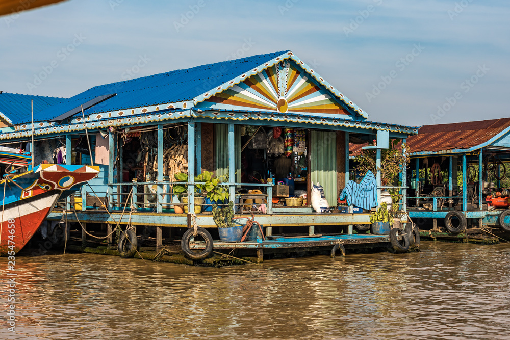 Kambodscha - Angkor - Siem Reap - schwimmende Dörfer auf dem Tonle Sap