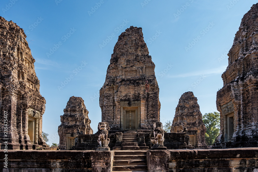 Naklejka premium Kambodscha - Angkor - Östlicher Mebon