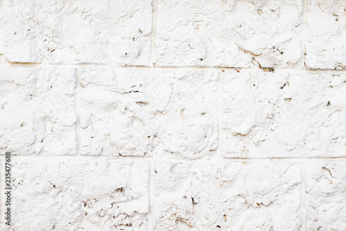 White stone wall. Abstract background