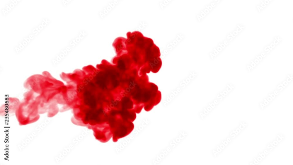 red ink on a white background dissolves in water. beautiful effect modeled on a computer. 3d render with luma matte for use as an alpha channel for visual effects. 3 red ink on a white background dissolves in water. beautiful effect modeled on a computer. 3d render with luma matte for use as an alpha channel for visual effects. 3
