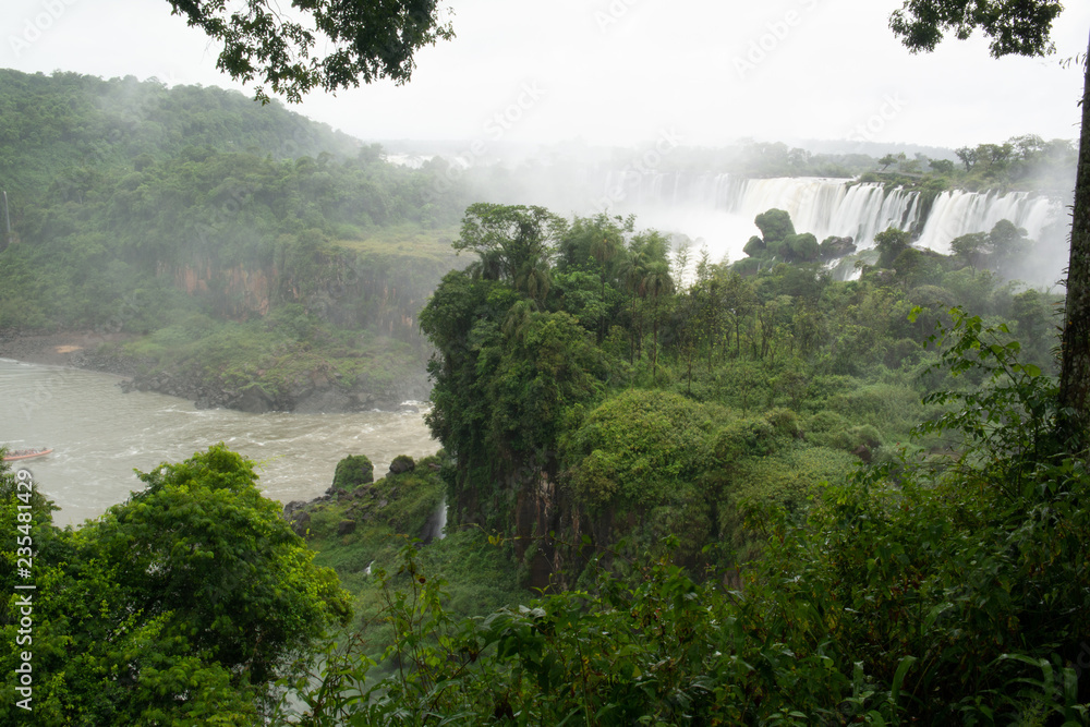 Iguazu river Iguazu falls Tropica forest Argentina Iguazu river Iguazu falls Tropica forest Argentina
