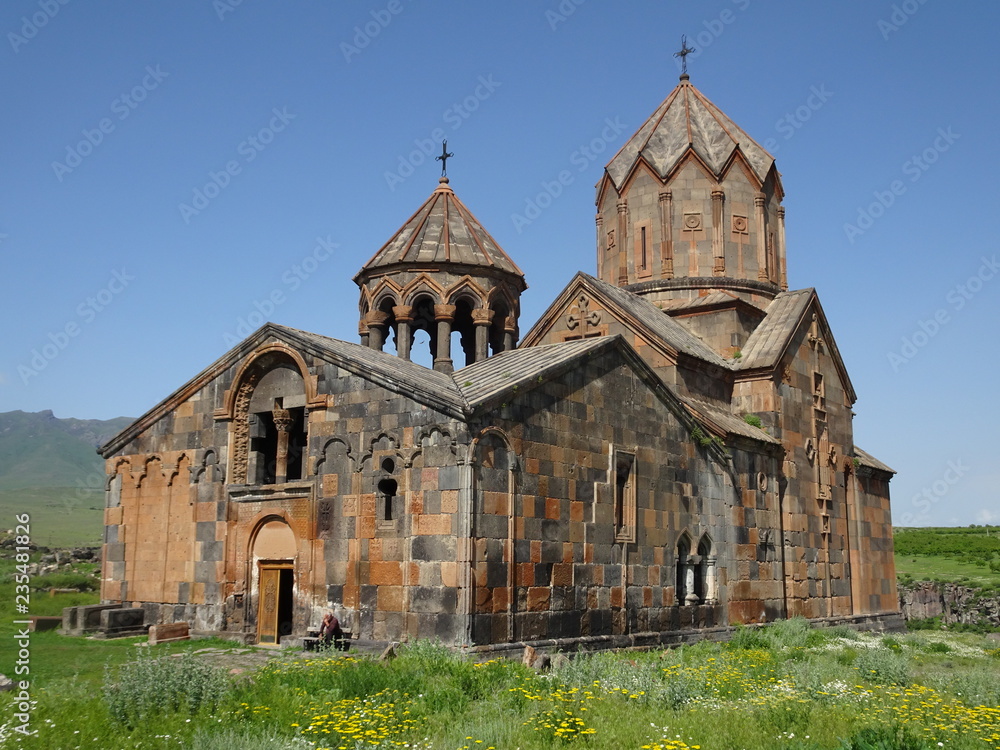 Spitak Armenia Cathedral Europe Temple Blue SKy