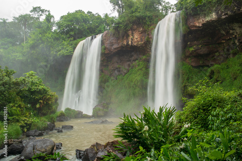 Two sisters Iguazu falls Argentina