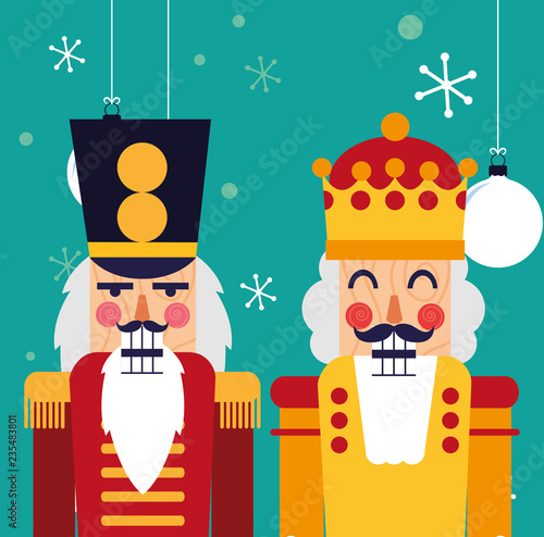 nutcracker toy vector design
