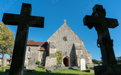 St Margaret's Church in the village of Rottingdean, England, UK. photo