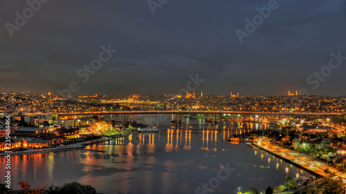 istanbul city at night 