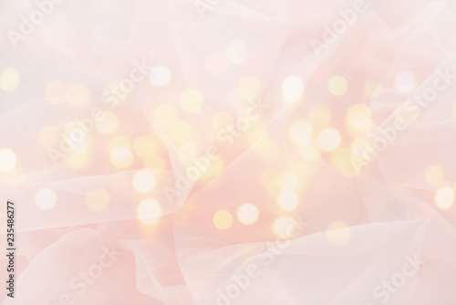 Abstract tender pink background of cloth and lighs