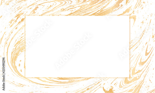 Vector white and gold design template for party, invitation, web, banner, birthday, wedding, business card. Abstract golden background.