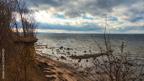 baltic sea nature coastline autumn landscape scene © Dirk