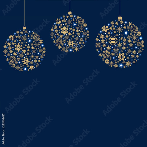 Christmas card With Ball