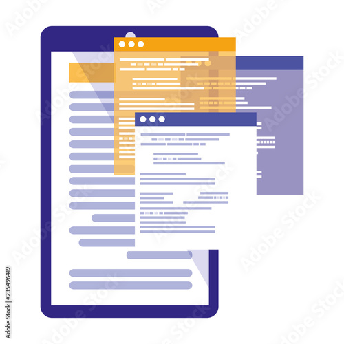 smartphone wit webpage templates