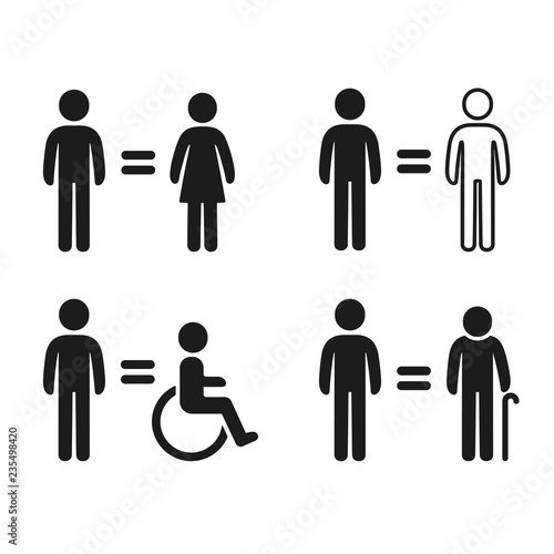 Equality symbols set