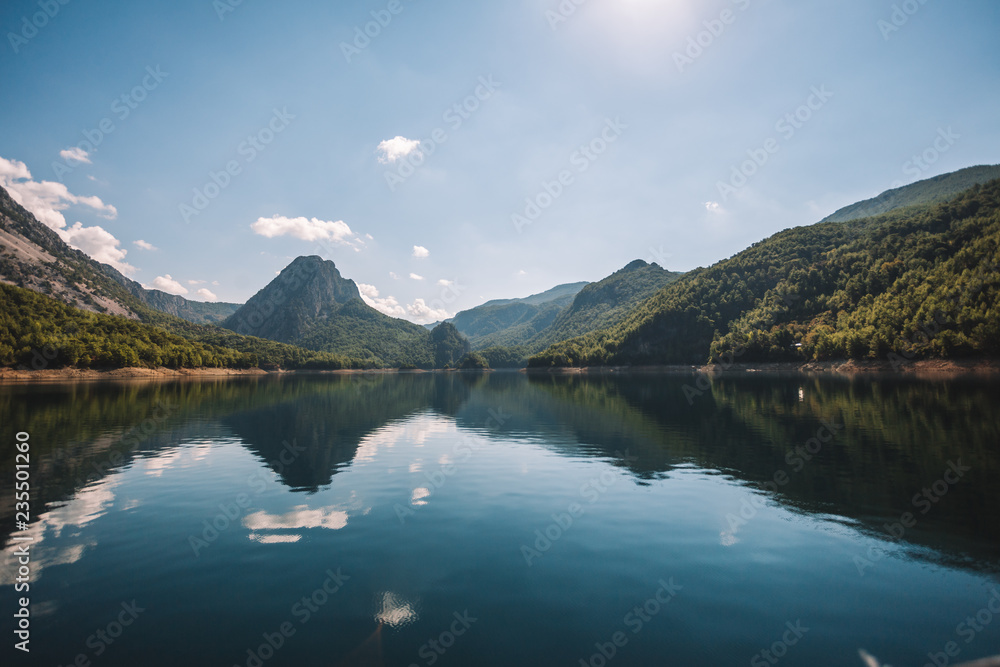 Manavgat Dam Between Beautiful Mountains, Turkey Manavgat Dam Between Beautiful Mountains, Turkey
