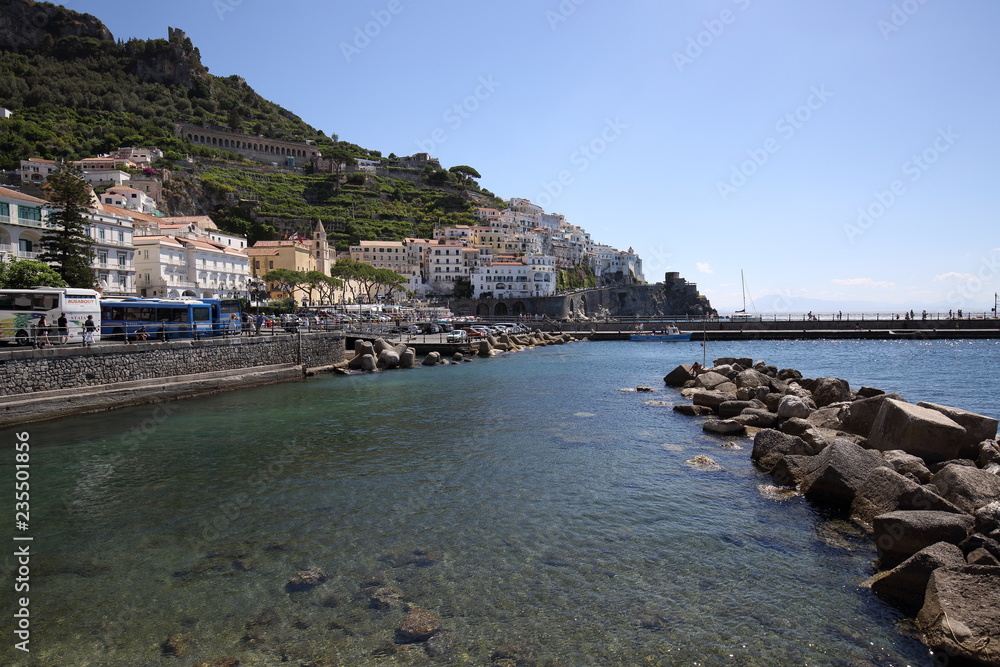 Italien -Amalfi Hafen