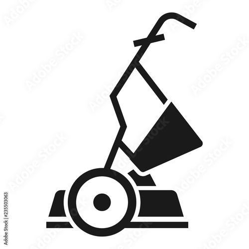 Yard grass cutter icon. Simple illustration of yard grass cutter vector icon for web design isolated on white background