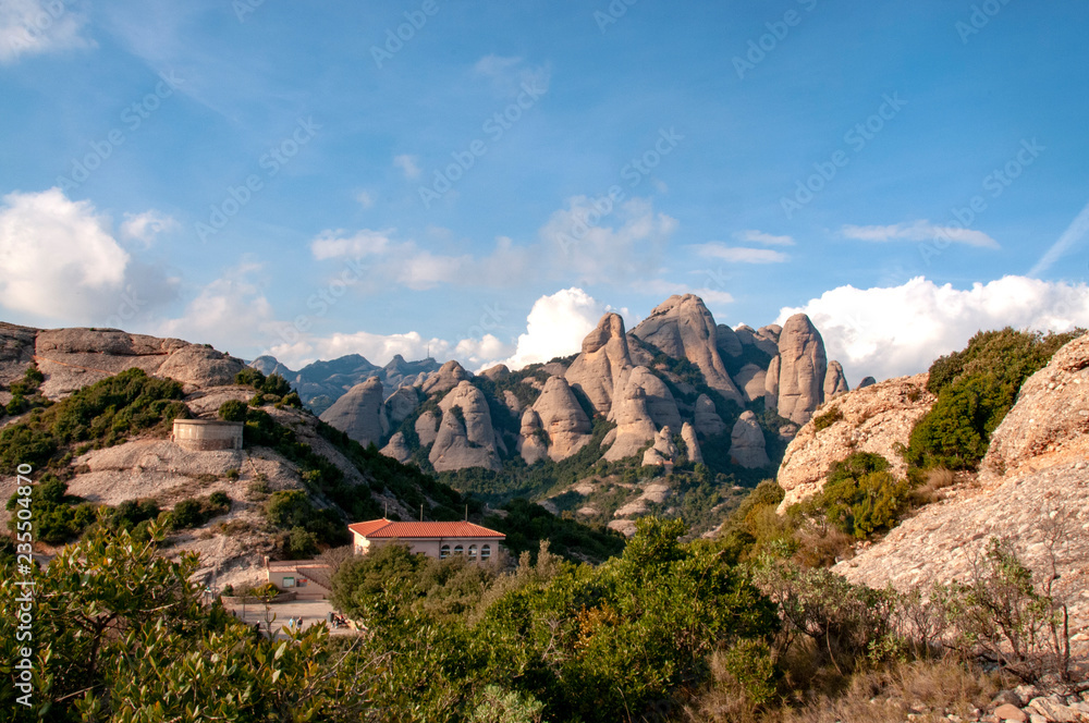 View of Montserrat Mountains View of Montserrat Mountains