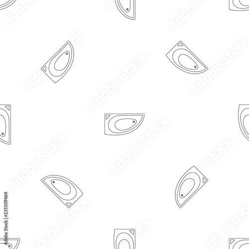 Corner bathtube pattern seamless vector repeat geometric for any web design