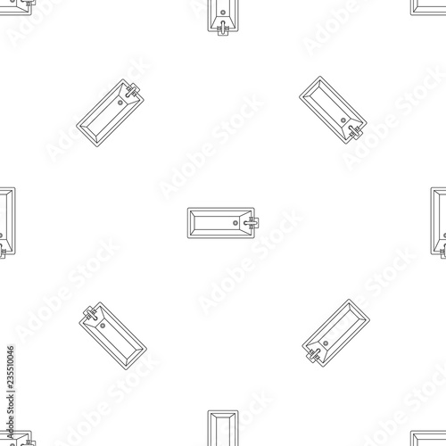 Top view bathtube pattern seamless vector repeat geometric for any web design