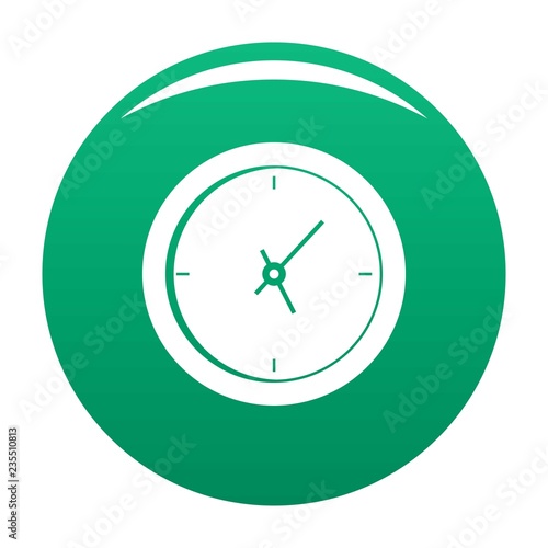 Free Download Clock minimal icon. Simple illustration of clock minimal vector icon for any design green - GFXLoad