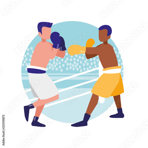 boxers fighting avatars characters