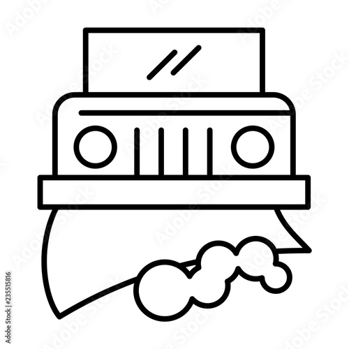 Modern vector line icon for web and graphic design