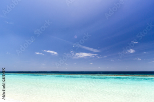 Mexiko Strand Xpu Ha in der Nähe von Tulum - karbisches Meer © marksn.media