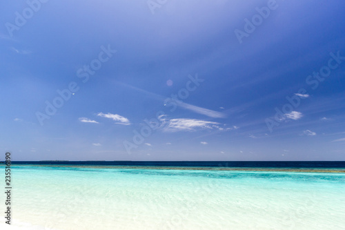 Mexiko Strand Xpu Ha in der Nähe von Tulum - karbisches Meer