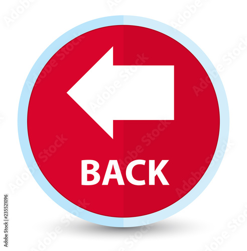 Back flat prime red round button