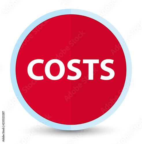 Costs flat prime red round button