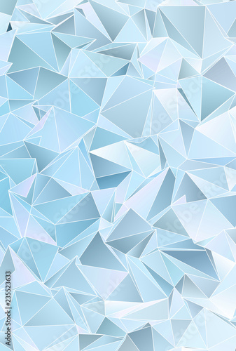 Triangular 3d  modern background