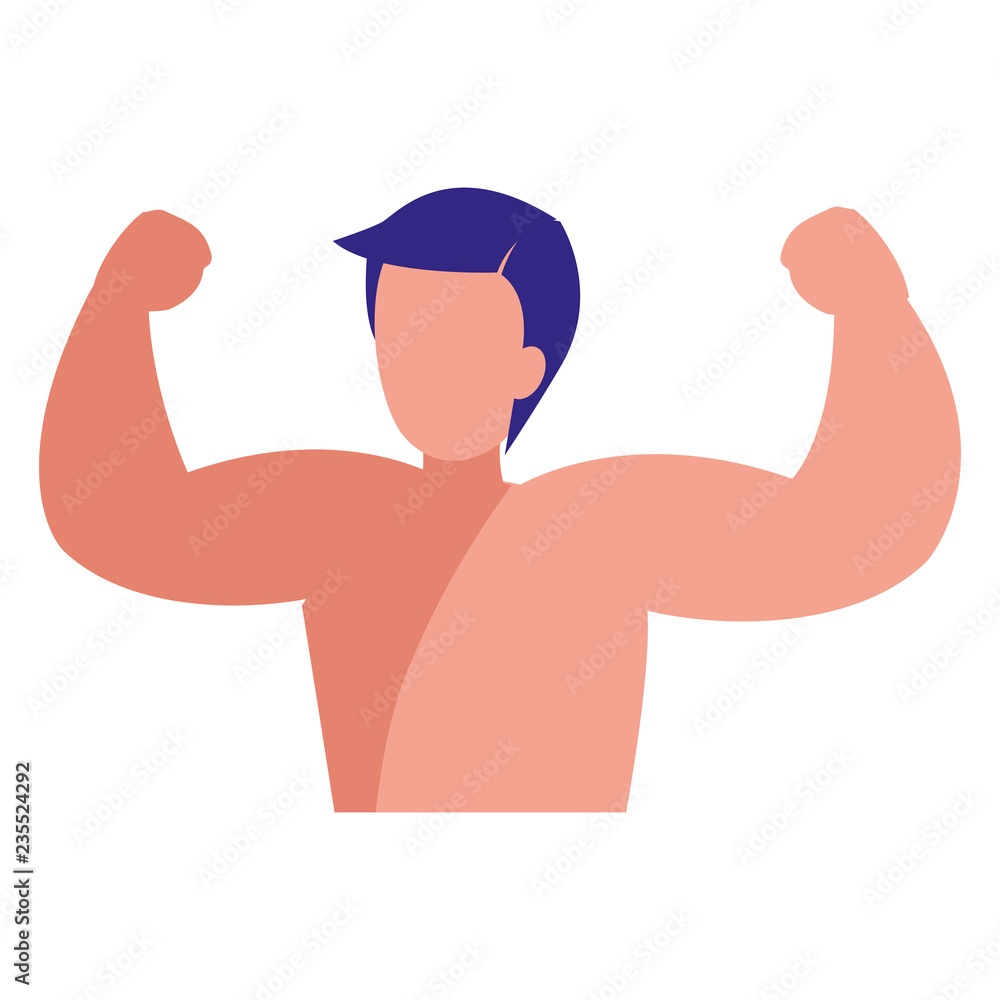 strong man with swimsuit strong man with swimsuit