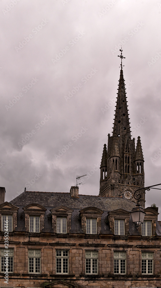 Eglise de Josselin, Morbihan, France