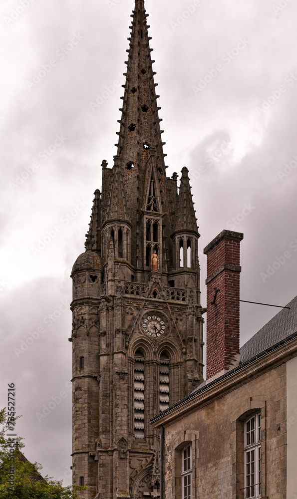 Eglise de Josselin, Morbihan, France